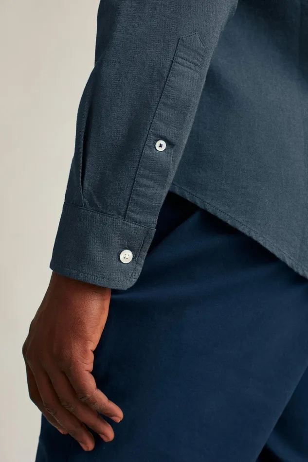 Men Business Casual Shirts Bonobos Everyday Oxford Shirt Navy