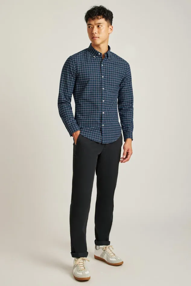 Men Business Casual Shirts Bonobos Everyday Oxford Shirt Navy Larchmont Plaid Men Business Casual Shirts Bonobos Everyday Oxford Shirt Navy Larchmont Plaid
