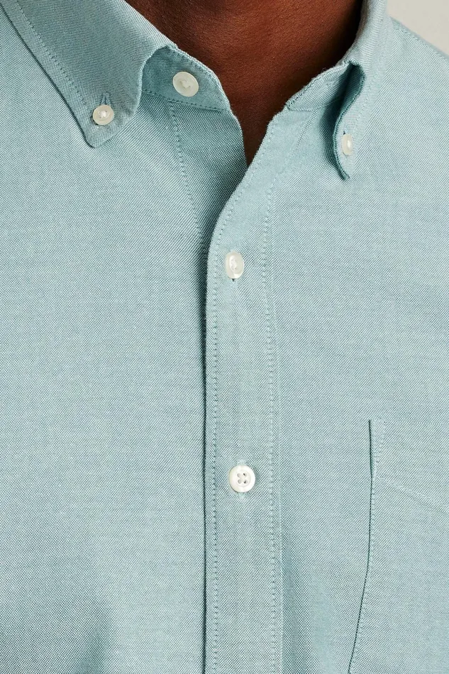 Men Business Casual Shirts Bonobos Everyday Oxford Shirt Nile Blue