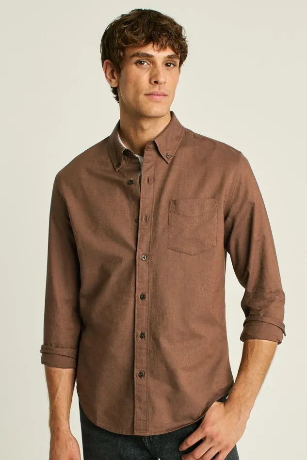 Men Business Casual Shirts Bonobos Everyday Oxford Shirt Oak Barrel