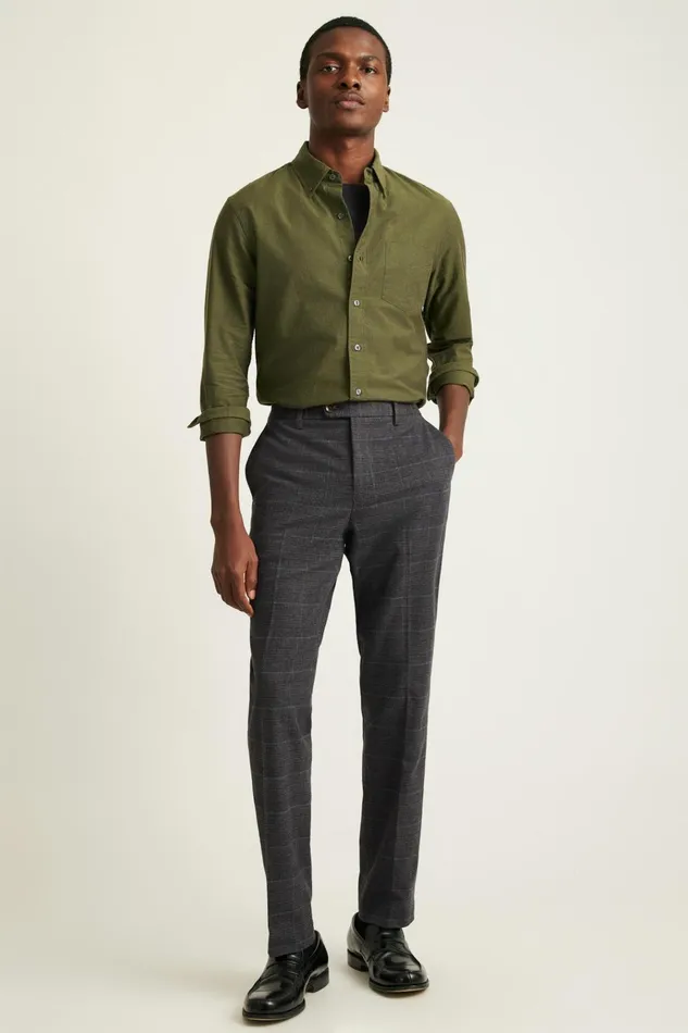 Men Business Casual Shirts Bonobos Everyday Oxford Shirt Olive