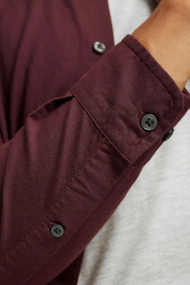 Men Business Casual Shirts Bonobos Everyday Oxford Shirt Port Wine