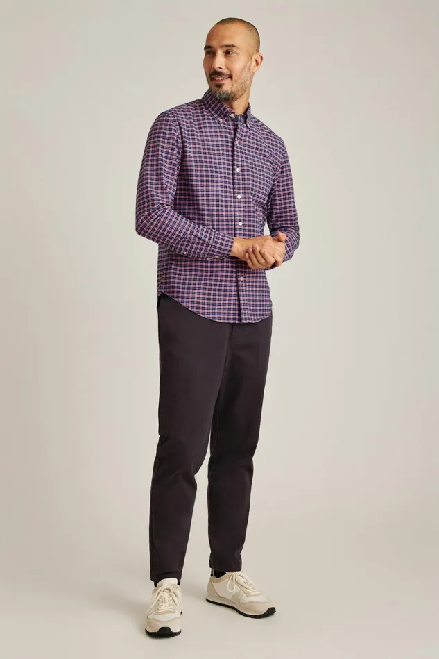 Men Business Casual Shirts Bonobos Everyday Oxford Shirt Riverfront Plaid