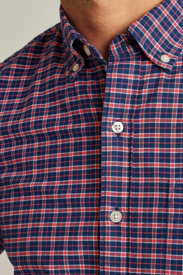 Men Business Casual Shirts Bonobos Everyday Oxford Shirt Riverfront Plaid