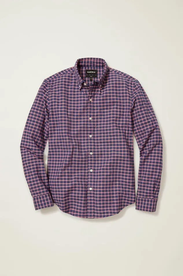 Men Business Casual Shirts Bonobos Everyday Oxford Shirt Riverfront Plaid