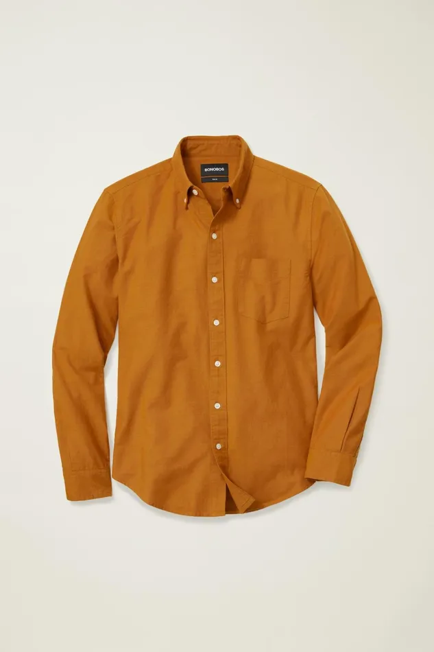 Men Business Casual Shirts Bonobos Everyday Oxford Shirt Sequoia