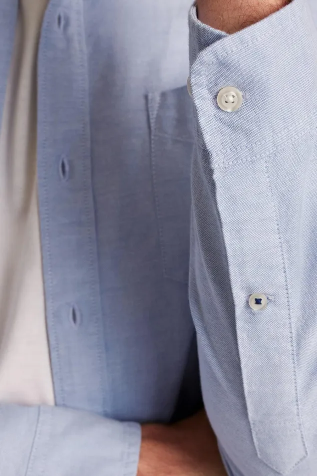 Men Business Casual Shirts Bonobos Everyday Oxford Shirt Solid Lilac