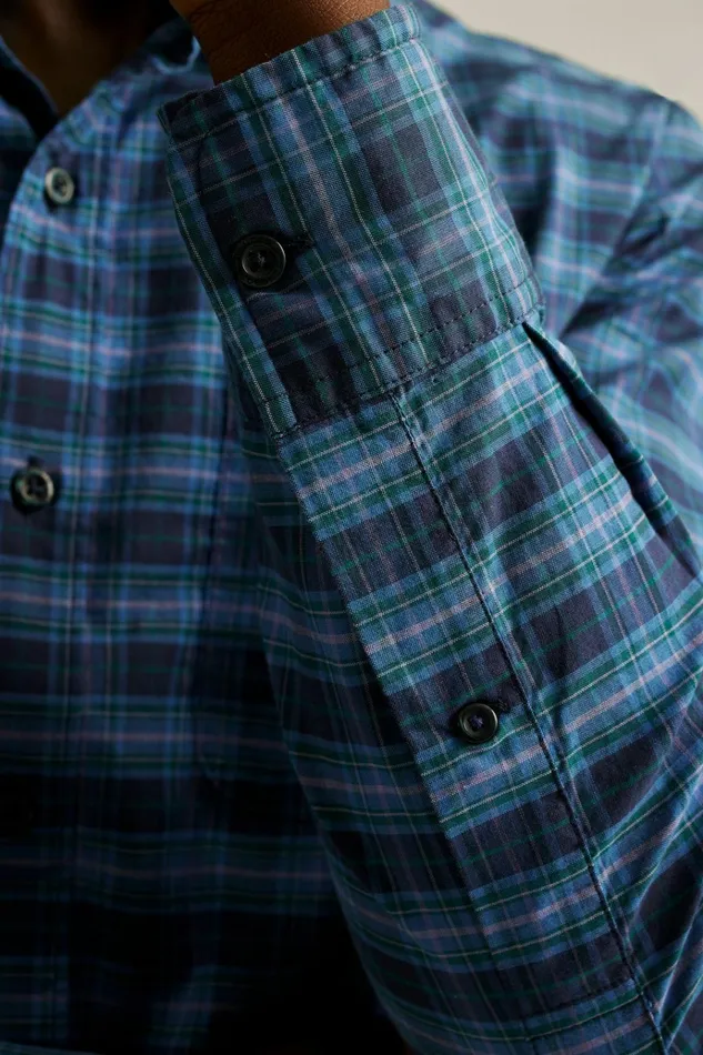 Men Business Casual Shirts Bonobos Everyday Shirt Bright Navy Plaid