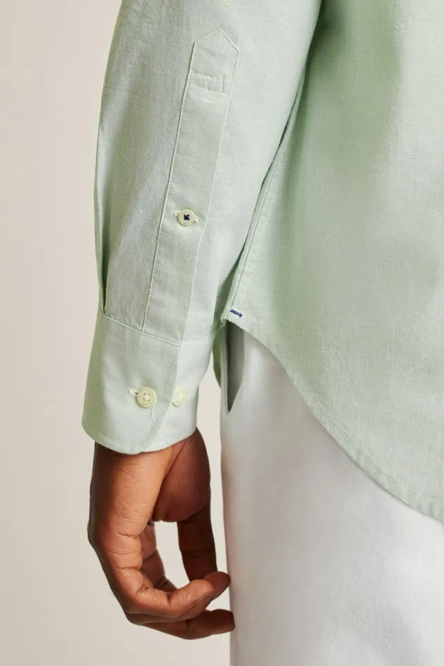 Men Business Casual Shirts Bonobos Everyday Shirt English Ivy Green Texture