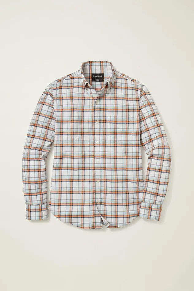Men Business Casual Shirts Bonobos Everyday Shirt Fall Plaid