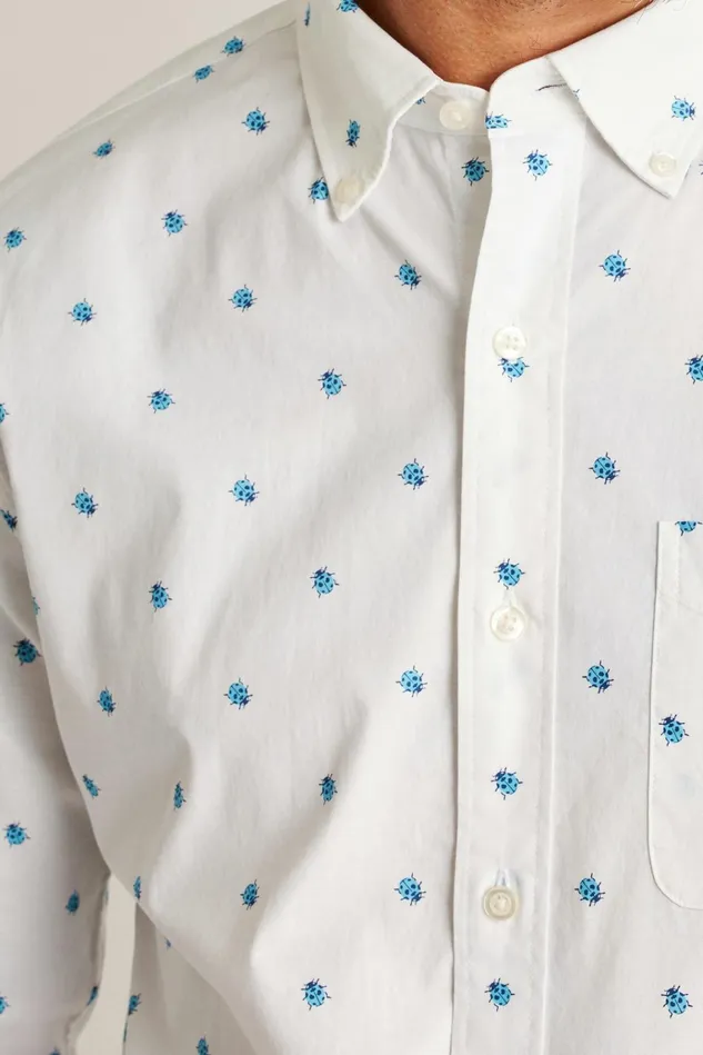 Men Business Casual Shirts Bonobos Everyday Shirt Lady Buggin Blue