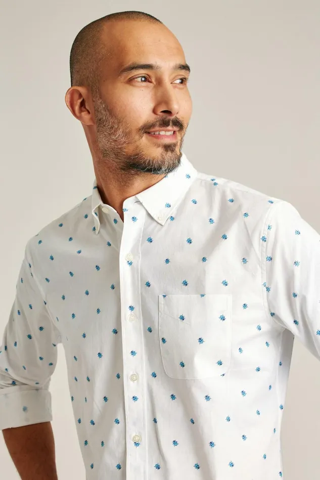Men Business Casual Shirts Bonobos Everyday Shirt Lady Buggin Blue