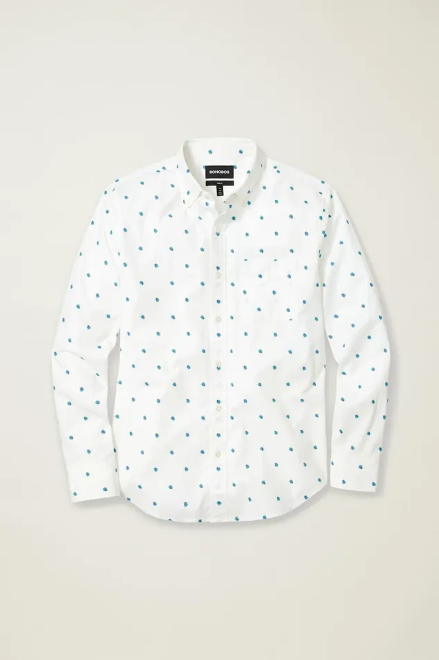 Men Business Casual Shirts Bonobos Everyday Shirt Lady Buggin Blue