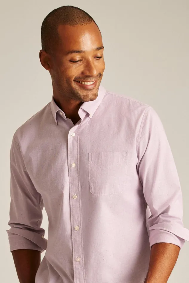 Men Business Casual Shirts Bonobos Everyday Shirt Mauve Orchid Texture