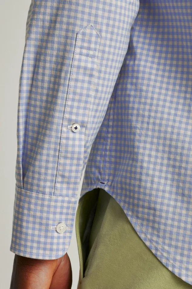 Men Business Casual Shirts Bonobos Everyday Shirt Navy Rose Gingham