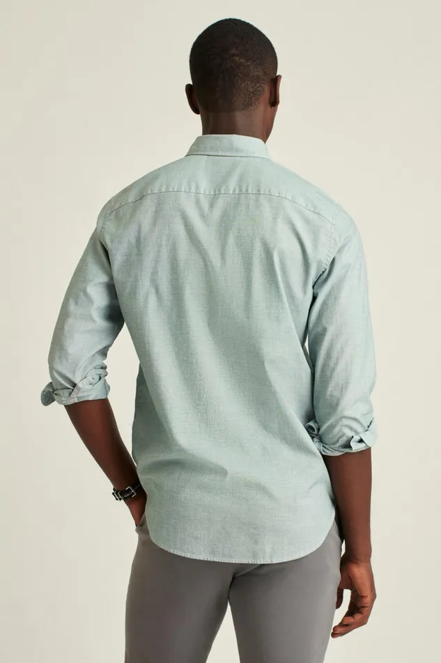 Men Business Casual Shirts Bonobos Everyday Shirt Night Aqua End On End