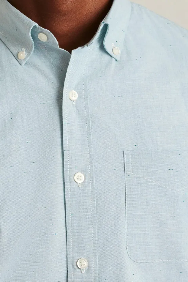 Men Business Casual Shirts Bonobos Everyday Shirt Pacific Blue Texture