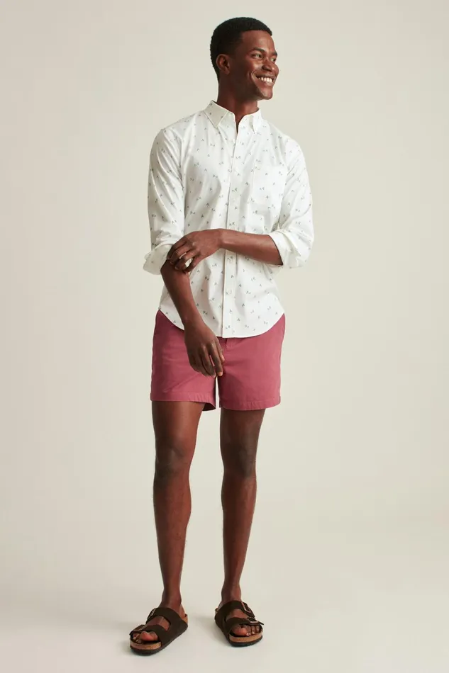 Men Business Casual Shirts Bonobos Everyday Shirt Palm Scatter