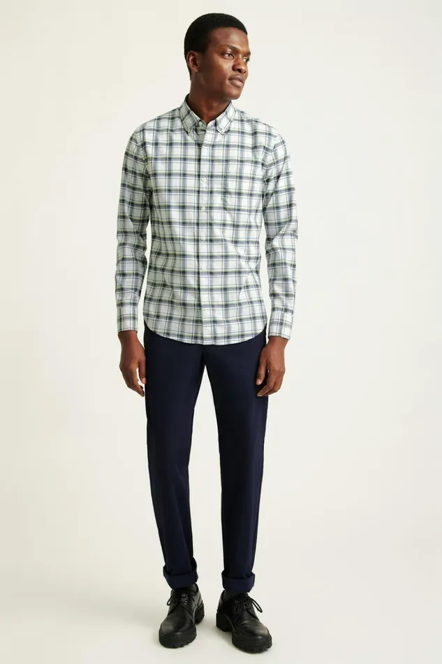 Men Business Casual Shirts Bonobos Everyday Shirt Seapine Plaid