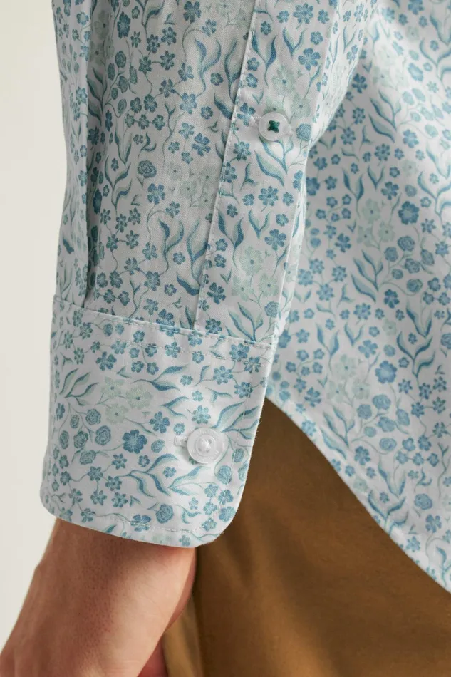 Men Business Casual Shirts Bonobos Everyday Shirt Sky Blue Garden