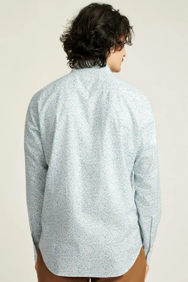 Men Business Casual Shirts Bonobos Everyday Shirt Sky Blue Garden