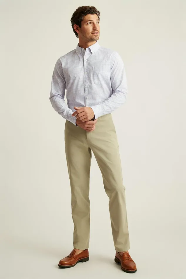 Men Business Casual Shirts Bonobos Everyday Shirt Violet Mini Gingham
