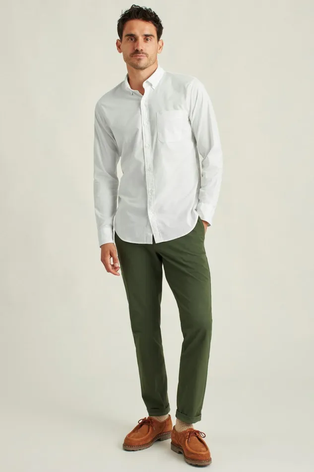 Men Business Casual Shirts Bonobos Everyday Shirt White End On End