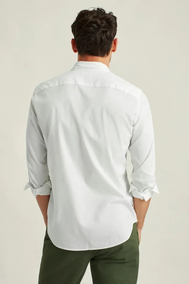 Men Business Casual Shirts Bonobos Everyday Shirt White End On End