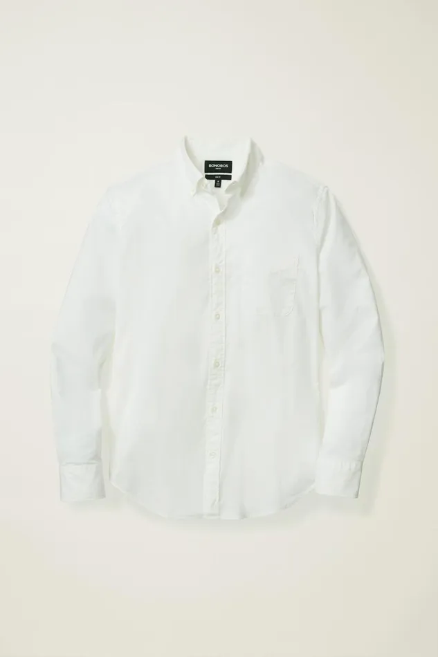 Men Business Casual Shirts Bonobos Everyday Shirt White End On End