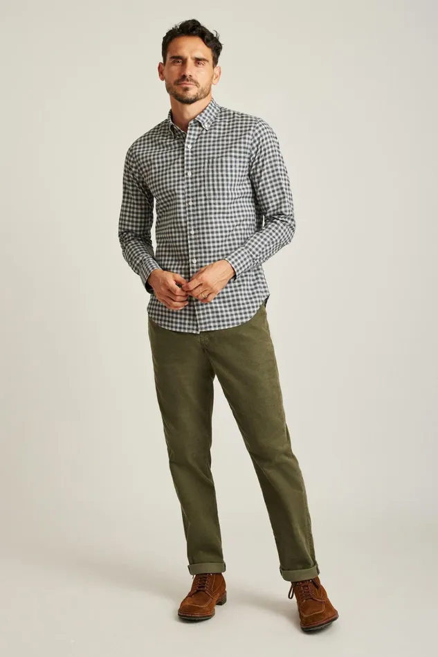 Men Business Casual Shirts Bonobos Everyday Shirt Wood River Plaid