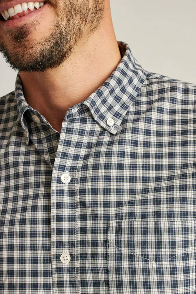 Men Business Casual Shirts Bonobos Everyday Shirt Wood River Plaid