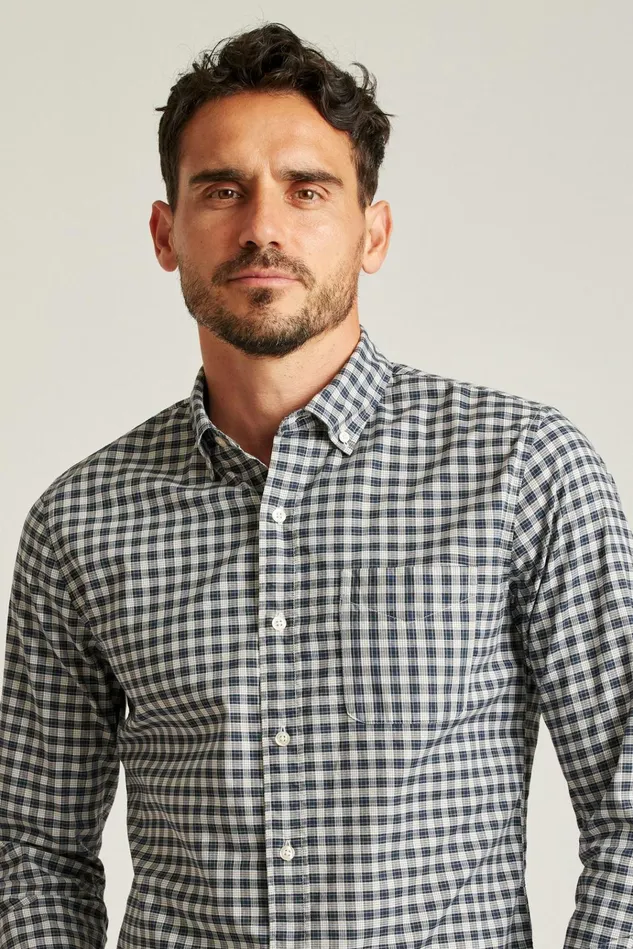 Men Business Casual Shirts Bonobos Everyday Shirt Wood River Plaid