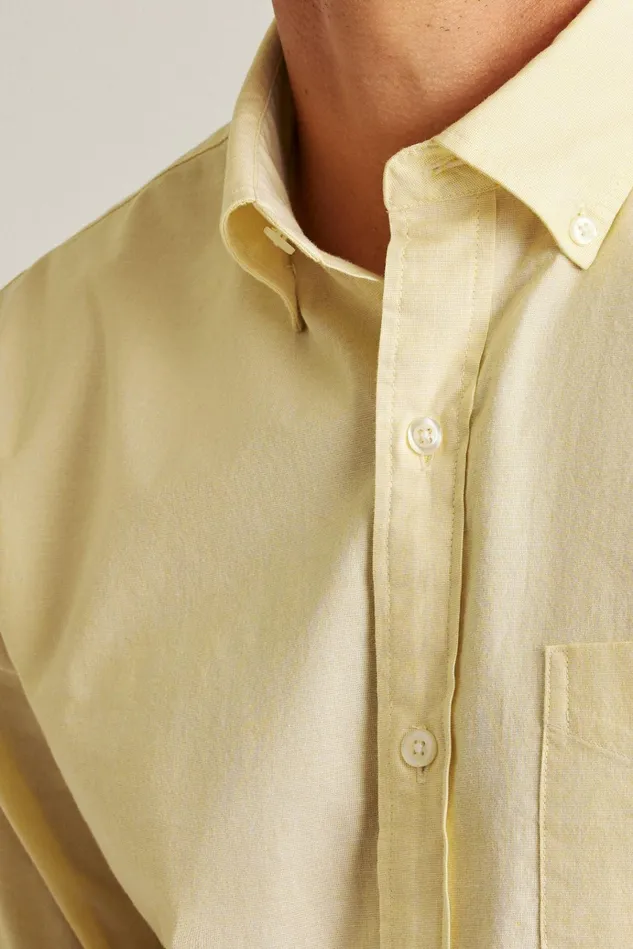 Men Business Casual Shirts Bonobos Everyday Shirt Yellow Rose End On End