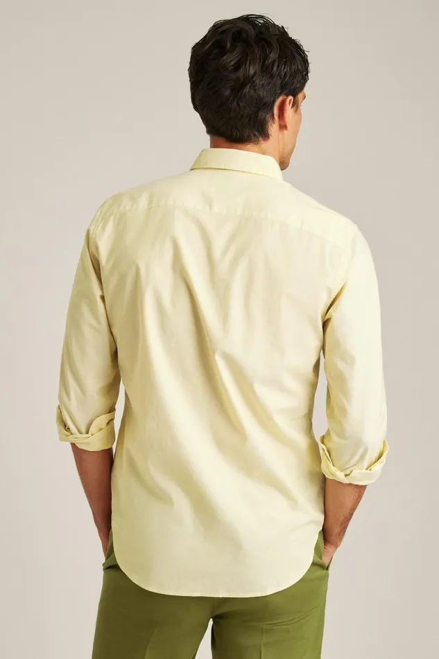 Men Business Casual Shirts Bonobos Everyday Shirt Yellow Rose End On End