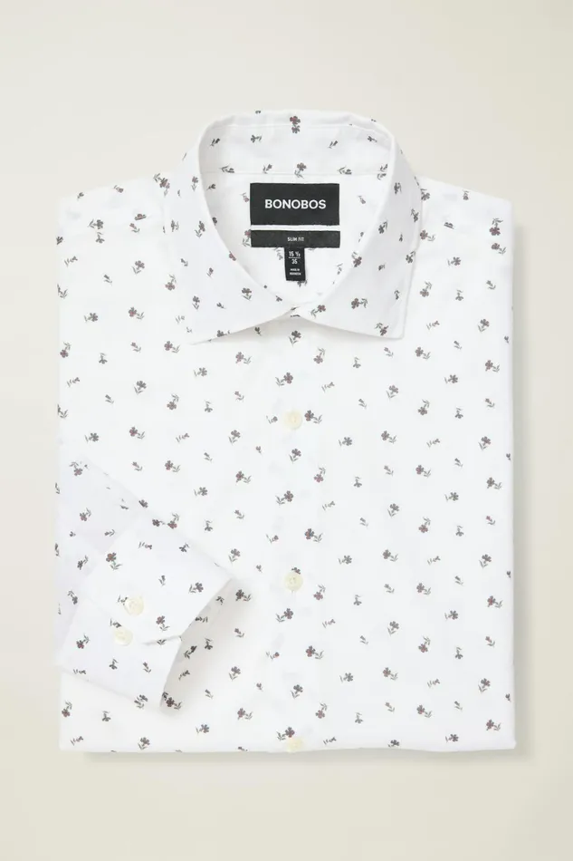 Men Business Casual Shirts Bonobos Jetsetter Stretch Dress Shirt Autumn Stamp Floral Men Business Casual Shirts Bonobos Jetsetter Stretch Dress Shirt Autumn Stamp Floral