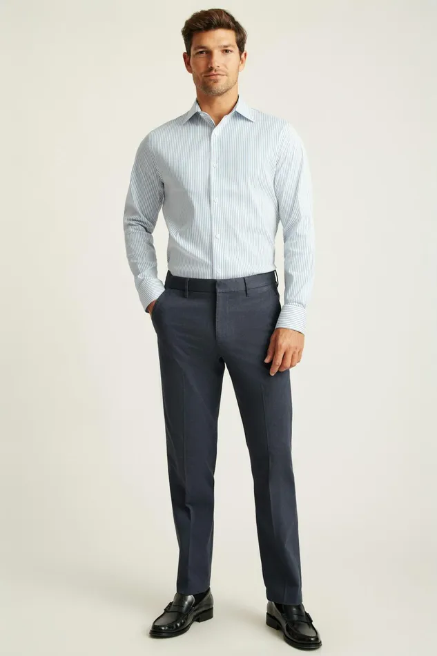 Men Business Casual Shirts Bonobos Jetsetter Stretch Dress Shirt Blue Classic Stripe Men Business Casual Shirts Bonobos Jetsetter Stretch Dress Shirt Blue Classic Stripe