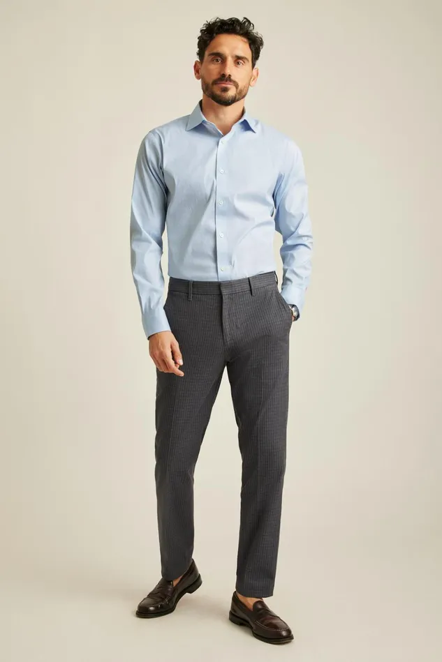 Men Business Casual Shirts Bonobos Jetsetter Stretch Dress Shirt Blue End On End Dobby Men Business Casual Shirts Bonobos Jetsetter Stretch Dress Shirt Blue End On End Dobby