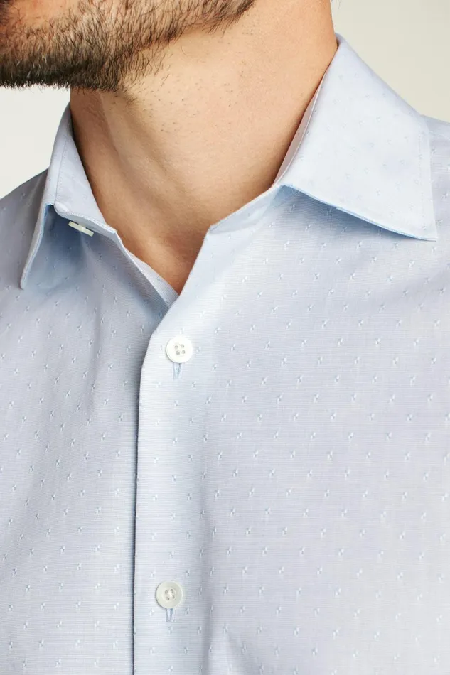 Men Business Casual Shirts Bonobos Jetsetter Stretch Dress Shirt Blue Fille Coupe