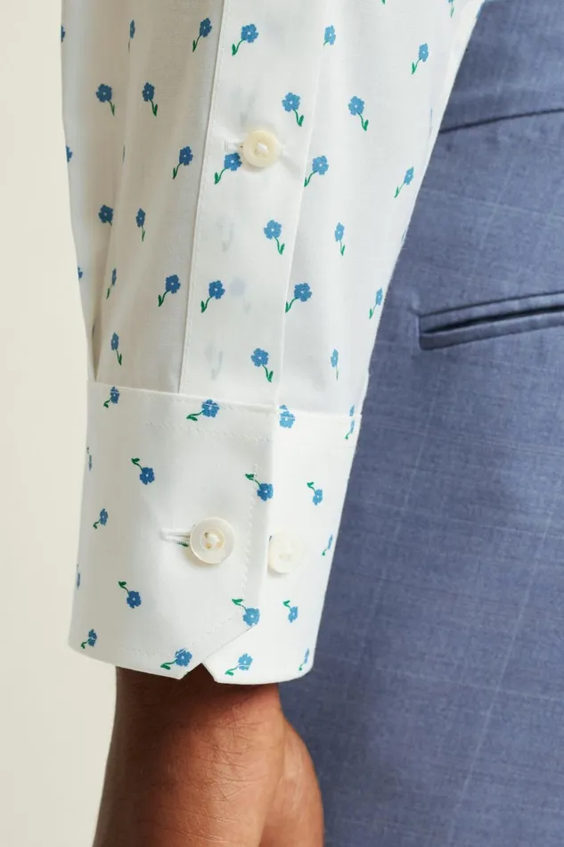 Men Business Casual Shirts Bonobos Jetsetter Stretch Dress Shirt Blue Modest Floral