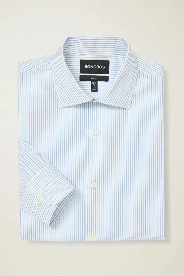 Men Business Casual Shirts Bonobos Jetsetter Stretch Dress Shirt Blue Mountain Stripe Men Business Casual Shirts Bonobos Jetsetter Stretch Dress Shirt Blue Mountain Stripe