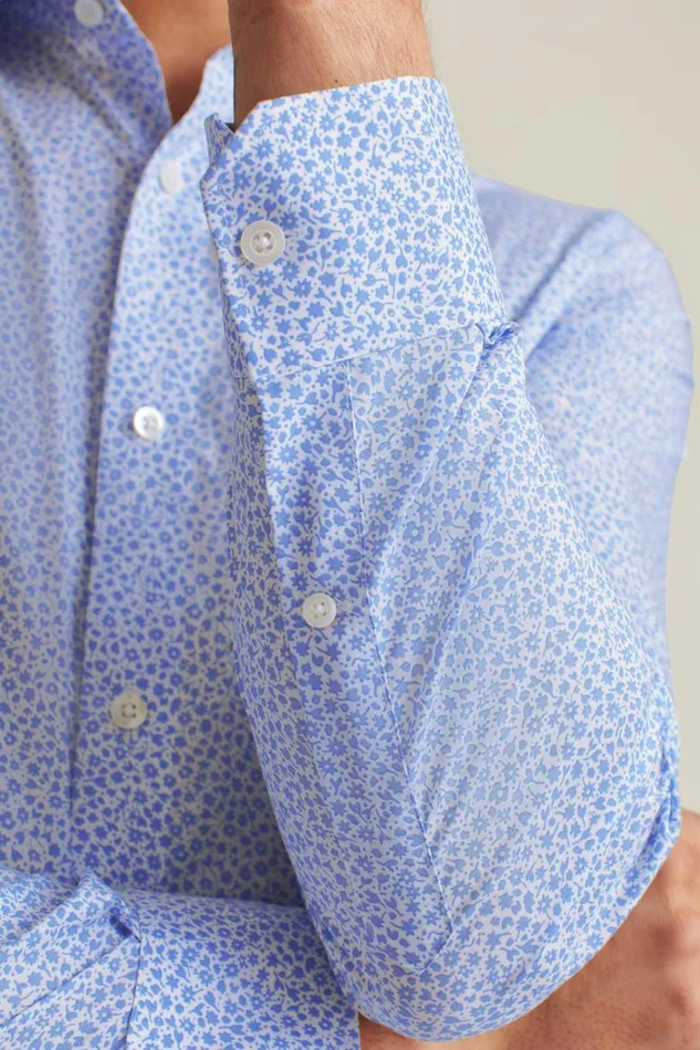 Men Business Casual Shirts Bonobos Jetsetter Stretch Dress Shirt Blue Paterson Floral
