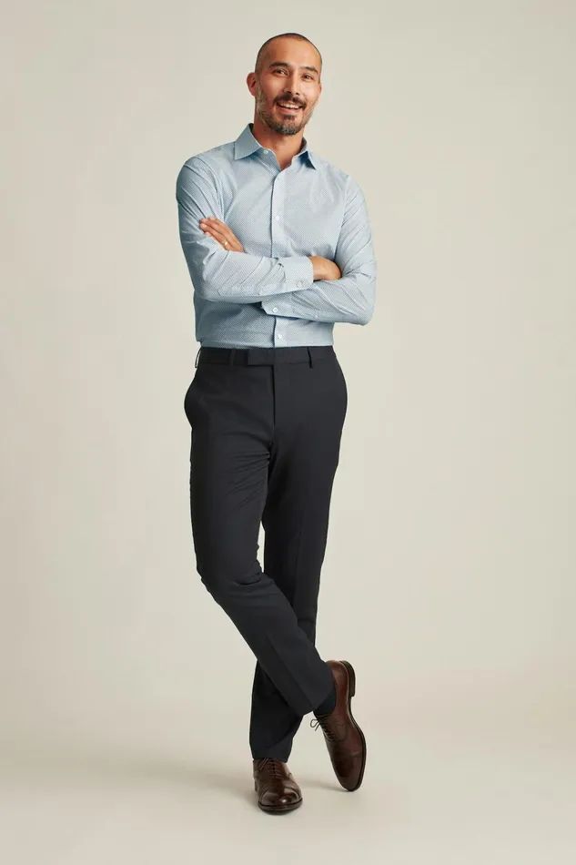 Men Business Casual Shirts Bonobos Jetsetter Stretch Dress Shirt Classic Blue Devlin Dot Men Business Casual Shirts Bonobos Jetsetter Stretch Dress Shirt Classic Blue Devlin Dot