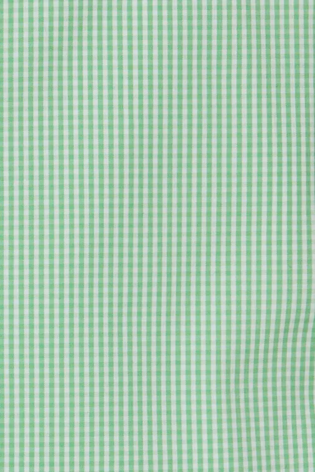 Men Business Casual Shirts Bonobos Jetsetter Stretch Dress Shirt Green Mini Gingham