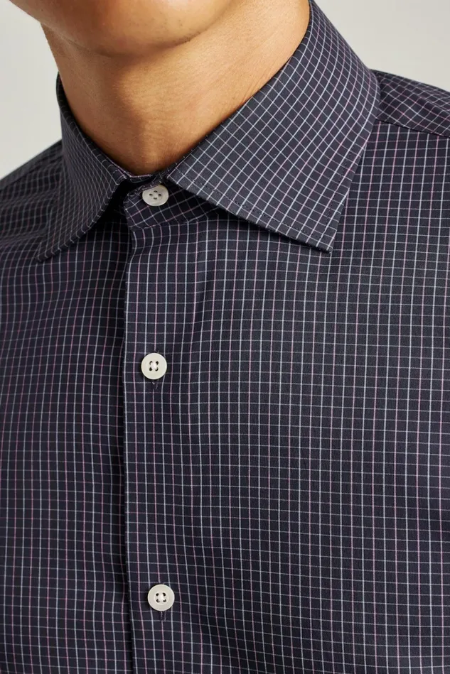 Men Business Casual Shirts Bonobos Jetsetter Stretch Dress Shirt Lavender Check