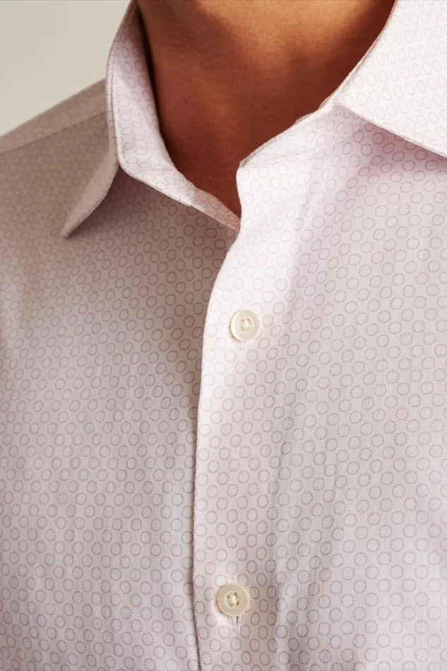Men Business Casual Shirts Bonobos Jetsetter Stretch Dress Shirt Lavender Stencil Geo