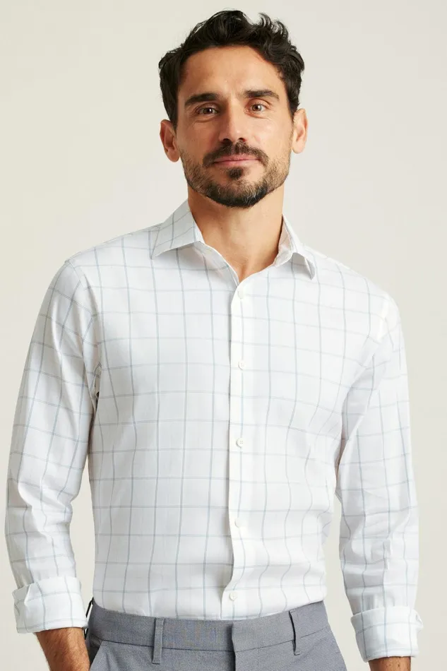 Men Business Casual Shirts Bonobos Jetsetter Stretch Dress Shirt Navy Pink Grace Plaid