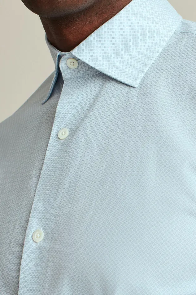 Men Business Casual Shirts Bonobos Jetsetter Stretch Dress Shirt Navy Tres Geo