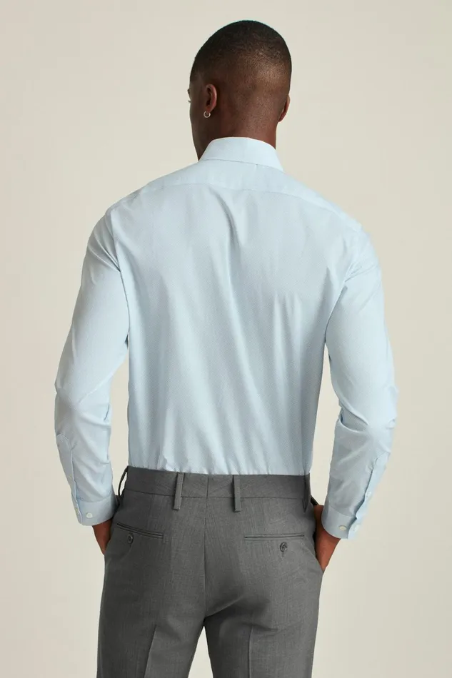 Men Business Casual Shirts Bonobos Jetsetter Stretch Dress Shirt Navy Tres Geo