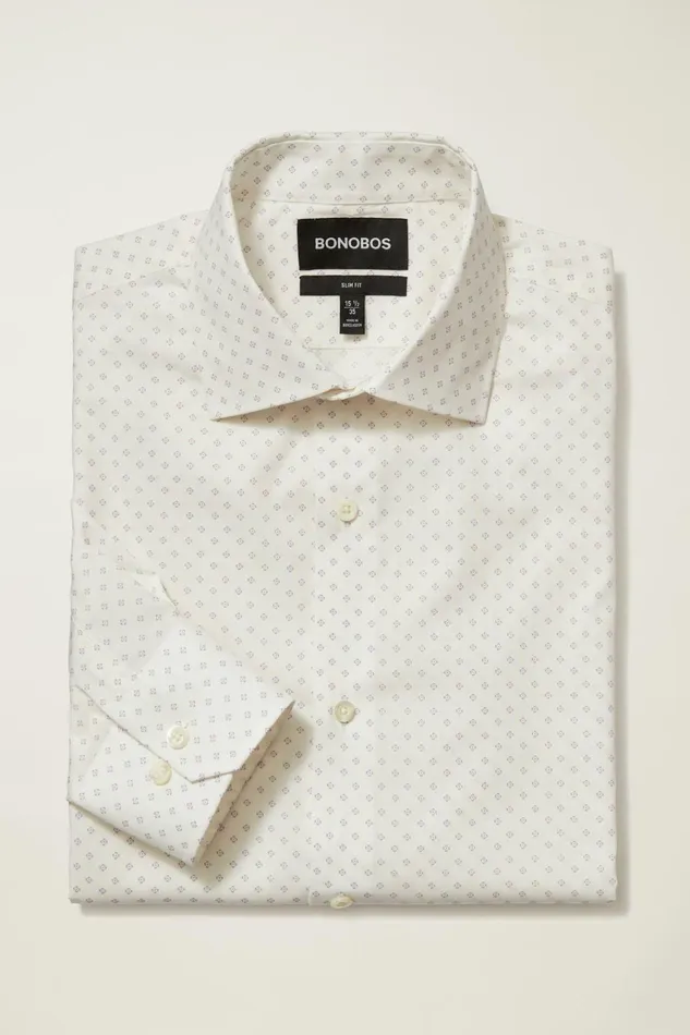 Men Business Casual Shirts Bonobos Jetsetter Stretch Dress Shirt Orchid Mist Flora
