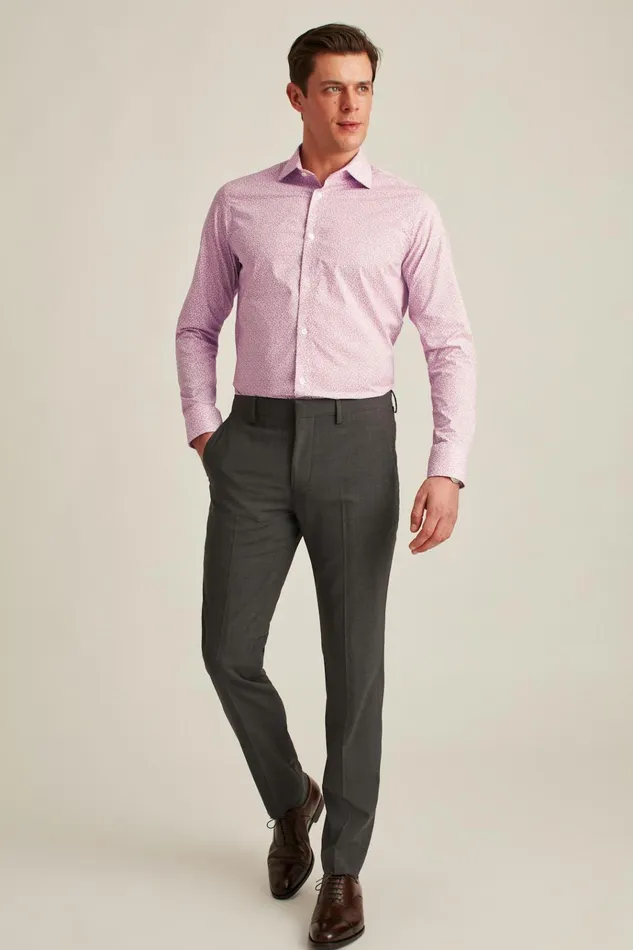 Men Business Casual Shirts Bonobos Jetsetter Stretch Dress Shirt Rose Stain Floral Men Business Casual Shirts Bonobos Jetsetter Stretch Dress Shirt Rose Stain Floral